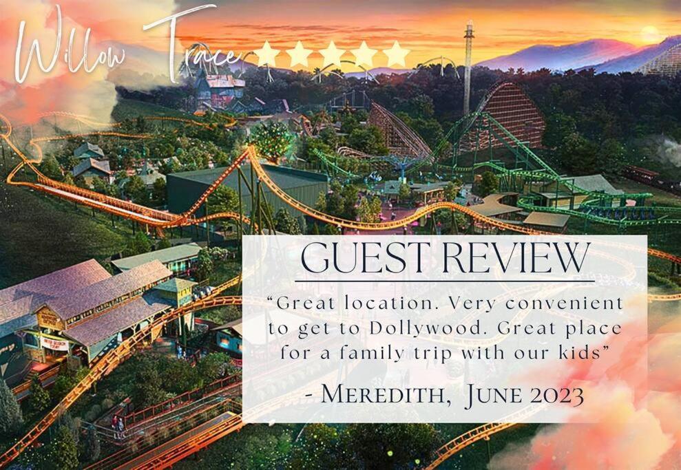 Willow Trace: Family Retreat, Hot Tub, Gaming! ピジョンフォージ エクステリア 写真